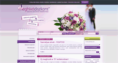 Desktop Screenshot of meghivodiszkont.hu